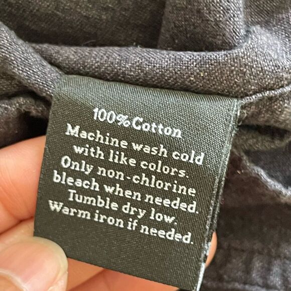 Rock & Republic Shirt Mens XL Black Zip Pocket Long Sleeves Button Up PleaseRead - Picture 9 of 11